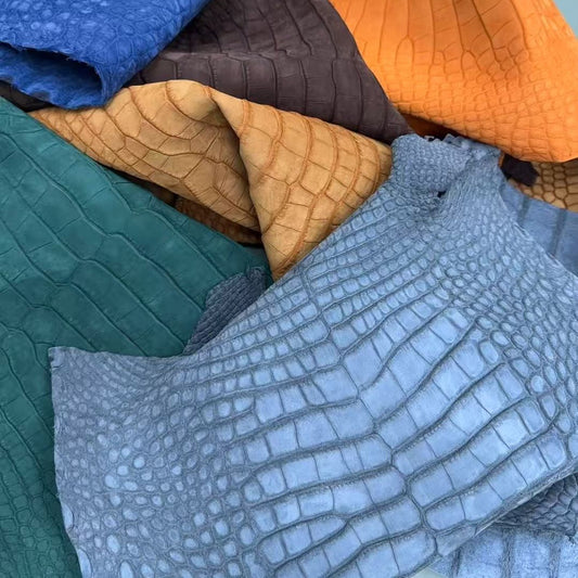 The Timeless Lasting Luxury Allure of Nubuck Alligator Finished Exotic Leather