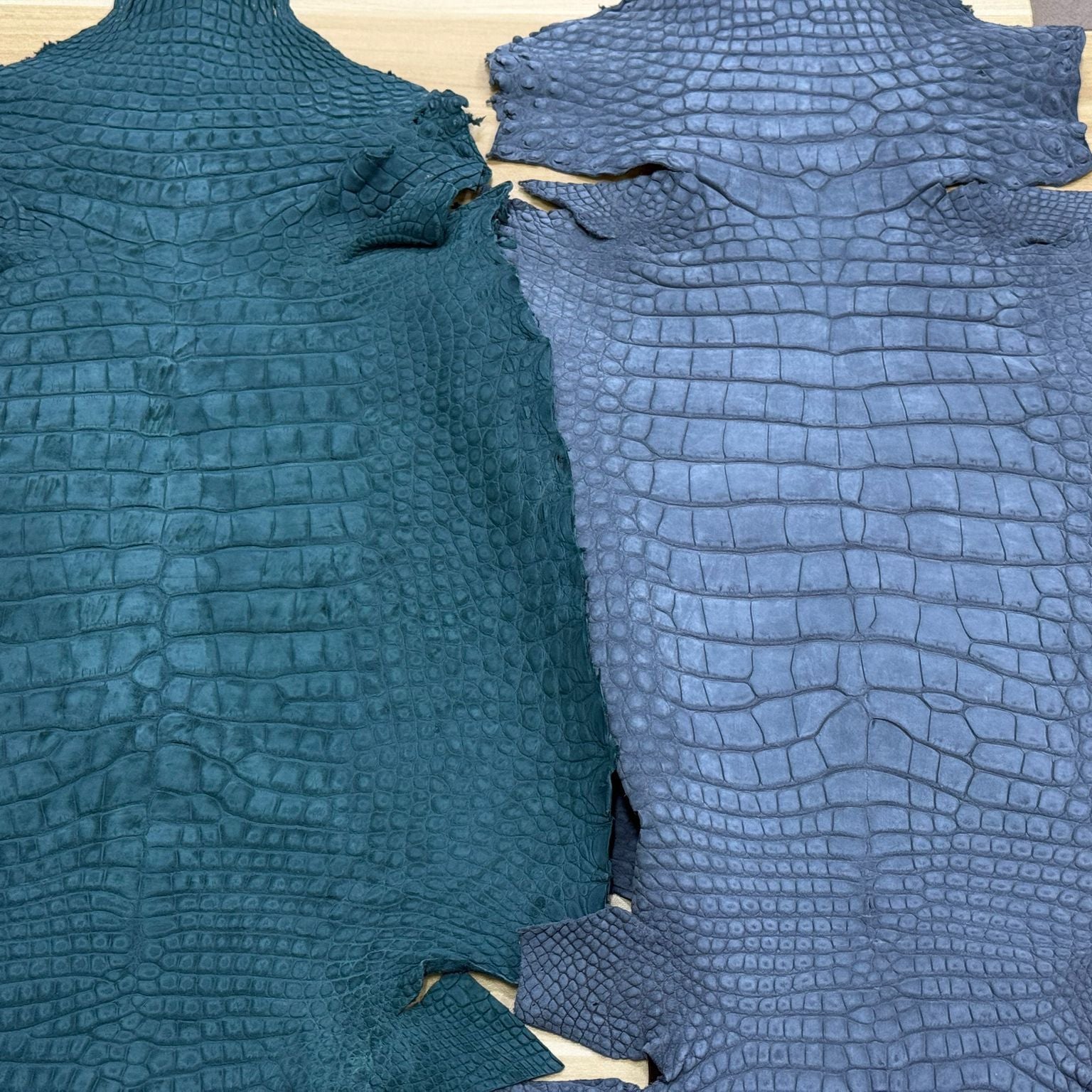 Nubuck Alligators - Sunny Exotic Leathers