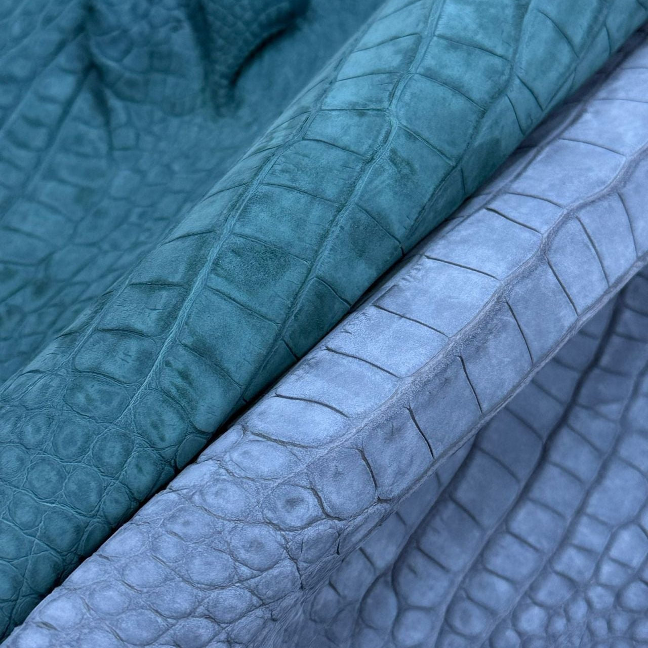 Nubuck Alligators - Sunny Exotic Leathers