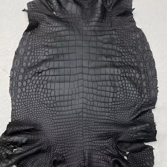 Black Matte Gator - Sunny Exotic Leathers
