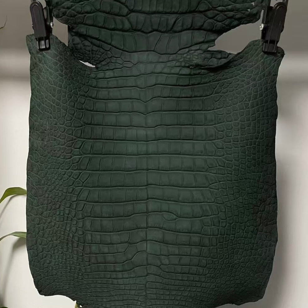 Nubuck Gators - Sunny Exotic Leathers