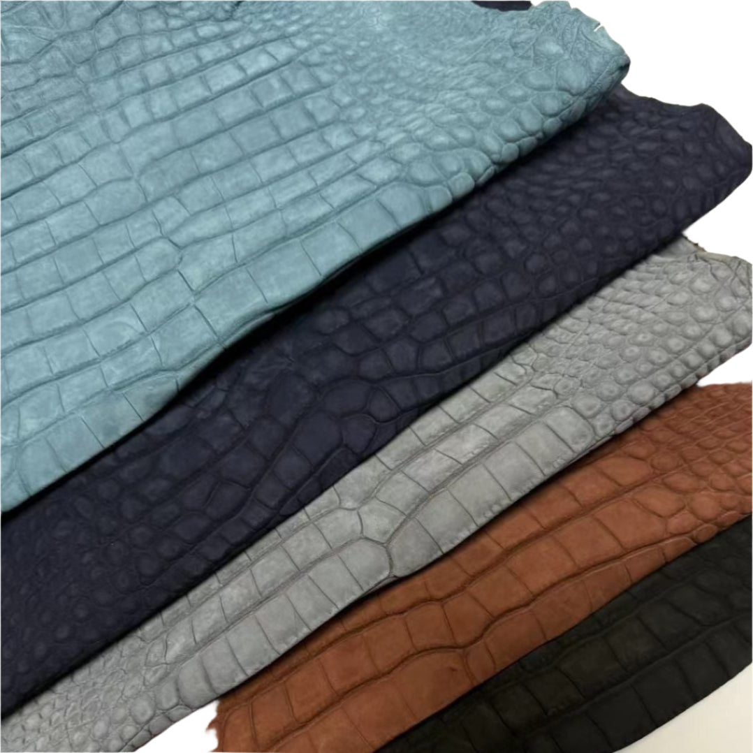 NuBuck Gator Bundles - Sunny Exotic Leathers