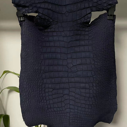 Nubuck Alligator Exotic Leather