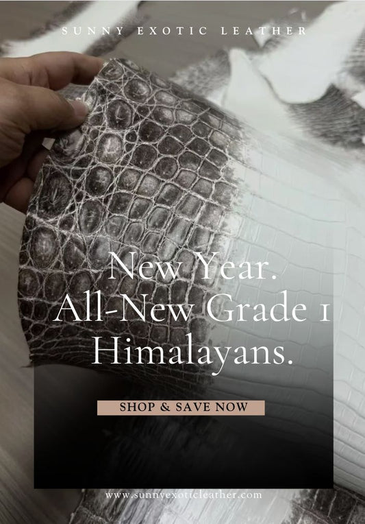 Himalayan crocodile and premium crocodilian skins reflect these values through natural gradients, limited supply, and exceptional durability.