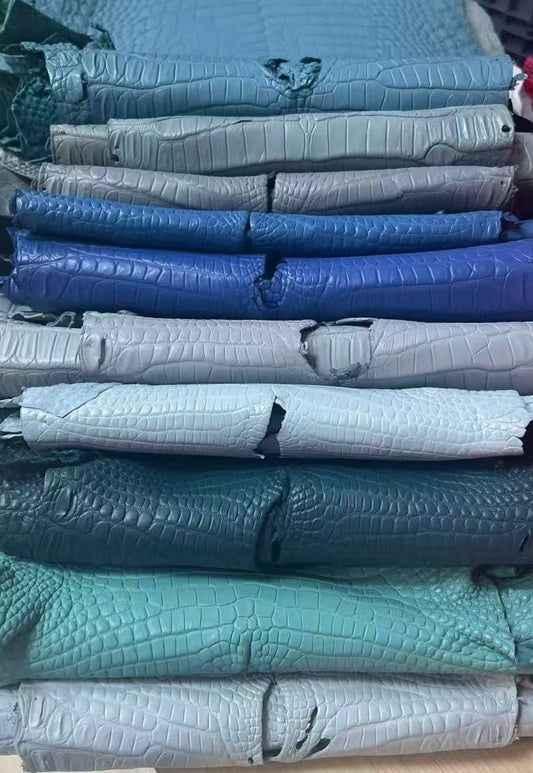 Grade 1 Finished Exotic Leather Luxury Crocodile Niloticus, Porosus and American Alligator Skins for You to Save