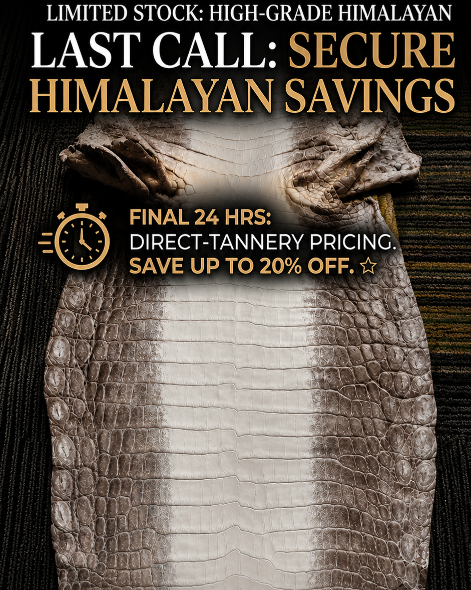 Himalayan Matte Skin (Grade 1) - Sunny Exotic Leathers