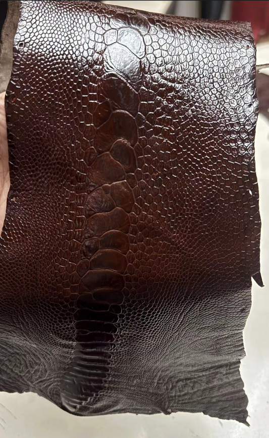 Ostrich Leg Exotic Leather