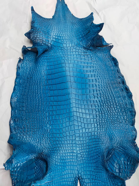 Blue Pallette Crocodile Collection - Sunny Exotic Leathers