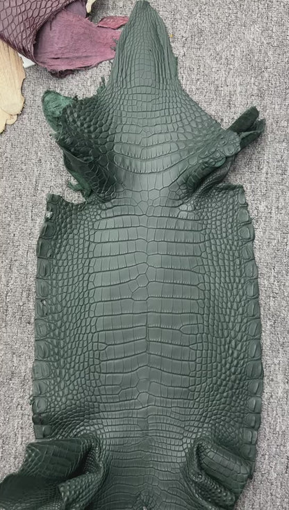 Matte American Alligator Skin Grade 1 | 15 Colors